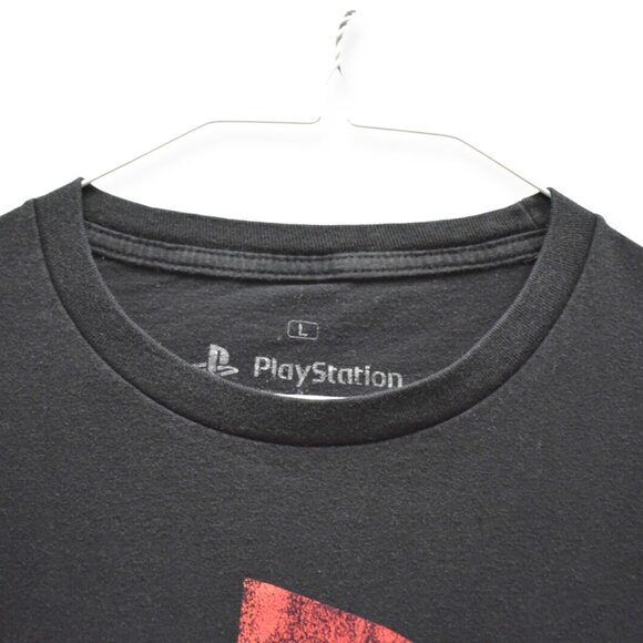 Playstation Shirt L Adult Unisex Gamer Graphic Crew Neck Tee Short Sleeve PS5 - Picture 3 of 7